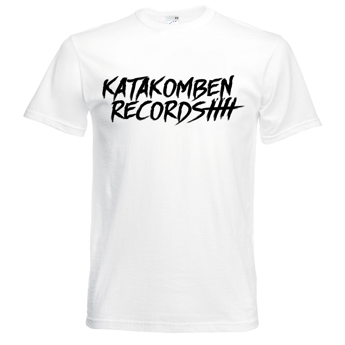 Bild von KATAKOMBEN RECORDS - SHIRT (weiß)